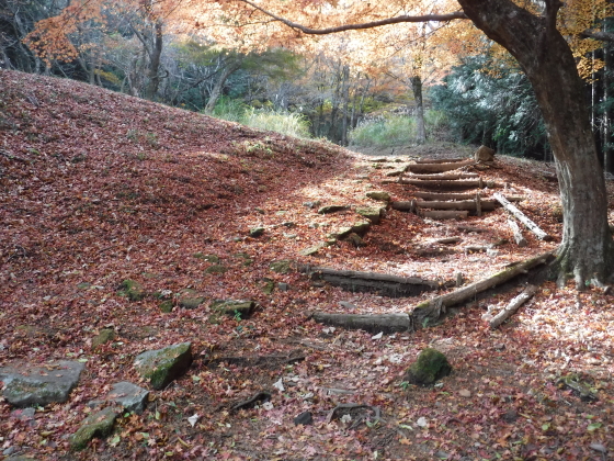 鷲巣山への登り
