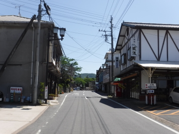 筑波山神社前の通り
